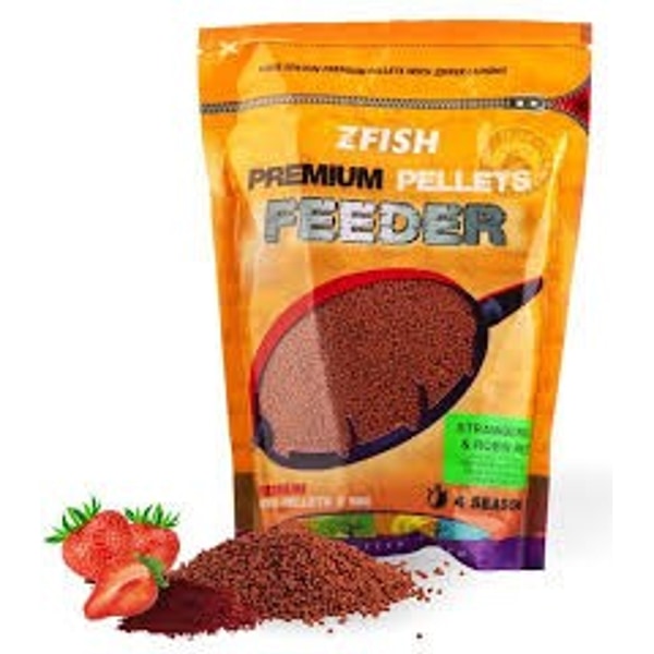 ZFISH PELLETS STRAWBERRY & ROBIN RED 2mm.