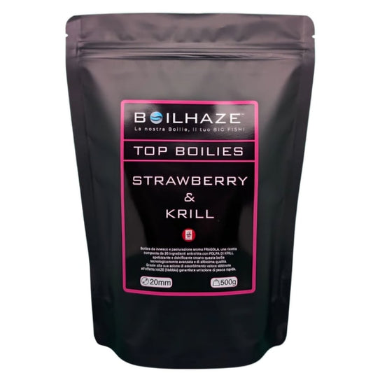 BOILHAZE strawberry krill 20mm.