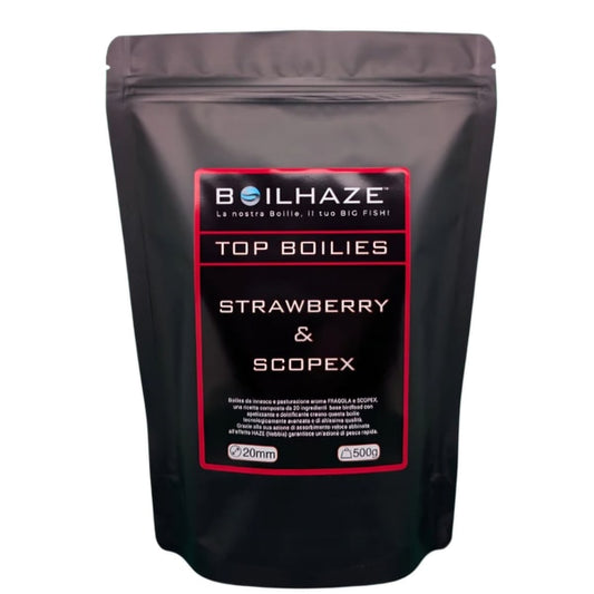 BOILHAZE strawberry & scopex 20mm.