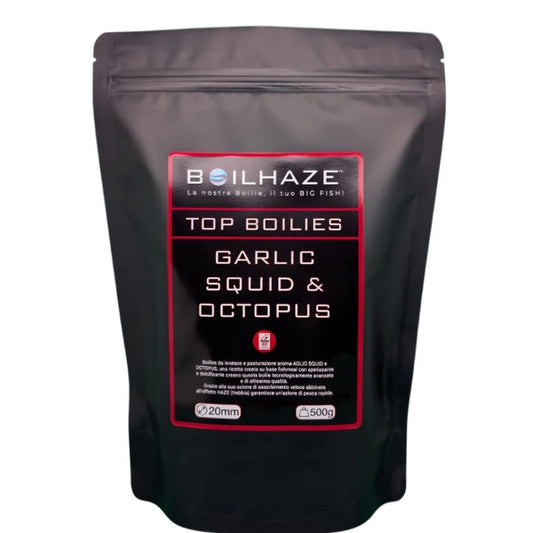 BOILHAZE garlic squid & octopus 20mm.