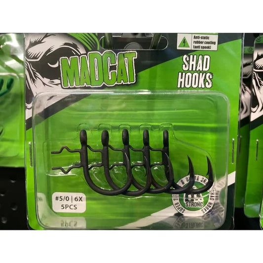 MadCat shad hooks 5/0
